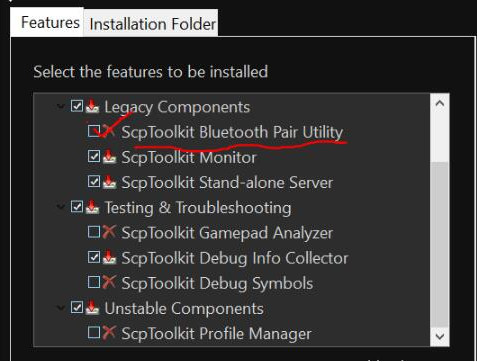 ps4手柄驱动ScpToolkit