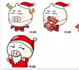 发条猪圣诞快乐表情 官方版