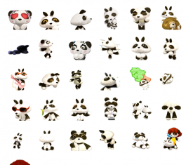 巴布熊猫搞笑QQ表情包 官方版