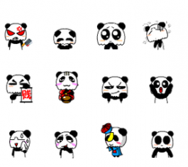 熊猫小三可爱QQ表情包 官方版