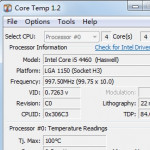 Core Temp(CPU监测工具)64位 V1.2绿色版