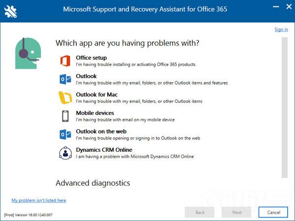 microsoft support and recovery assistant exchange 2010