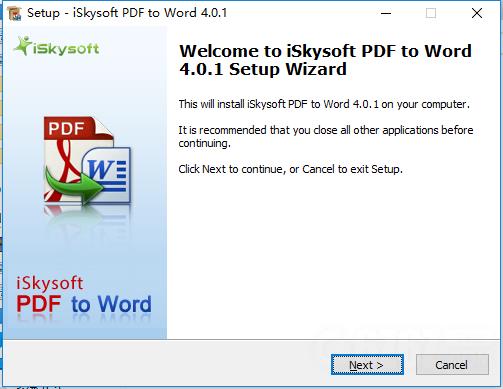 ISkysoft PDF To Word