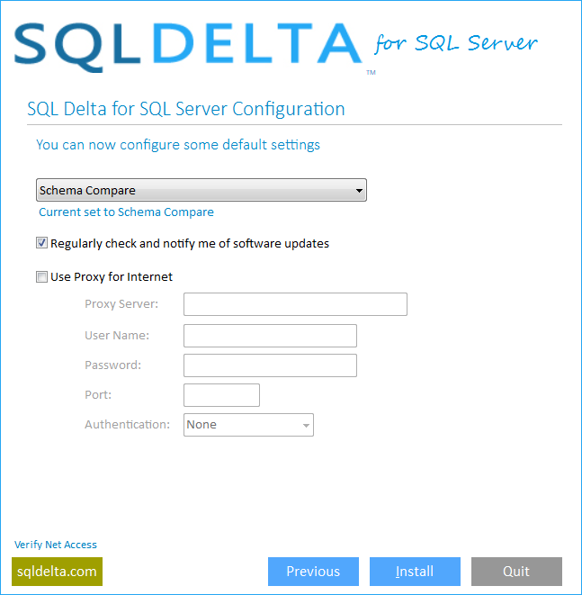 SQL Delta for SQL Server