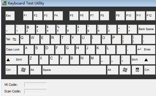 Keyboard Test Utility