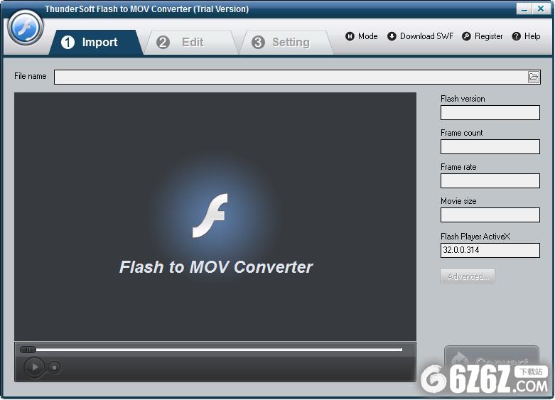 ThunderSoft Flash to MOV Converter