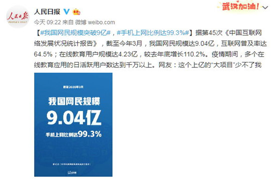 中国网民规模达9.04亿 约6.5亿人月收入不足5000元